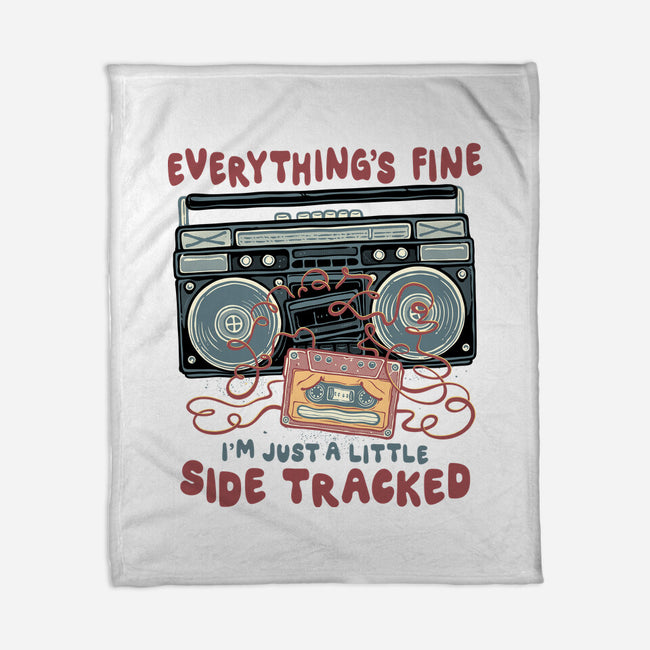 Just A Little Side Tracked-None-Fleece-Blanket-glitchygorilla