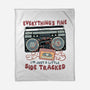 Just A Little Side Tracked-None-Fleece-Blanket-glitchygorilla