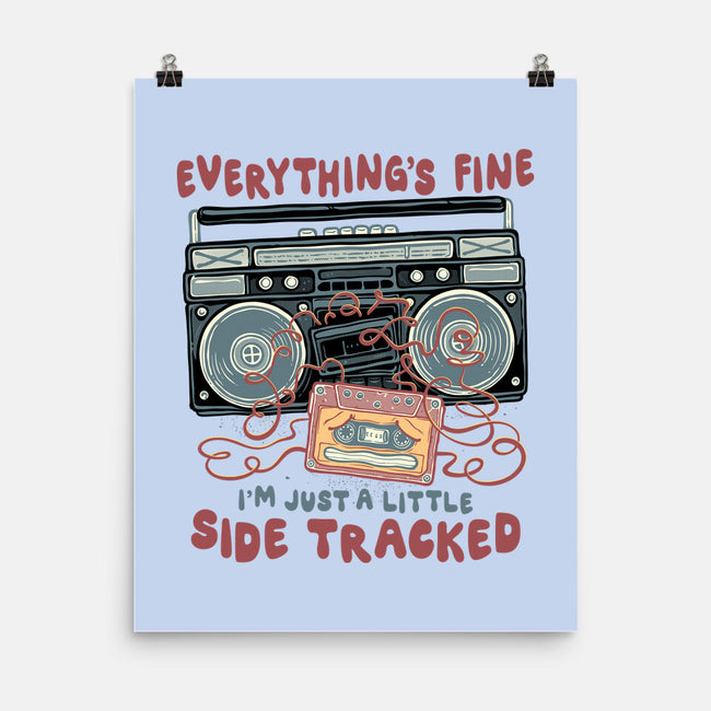 Just A Little Side Tracked-None-Matte-Poster-glitchygorilla