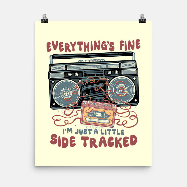 Just A Little Side Tracked-None-Matte-Poster-glitchygorilla