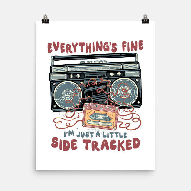 Just A Little Side Tracked-None-Matte-Poster-glitchygorilla