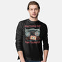 Just A Little Side Tracked-Mens-Long Sleeved-Tee-glitchygorilla