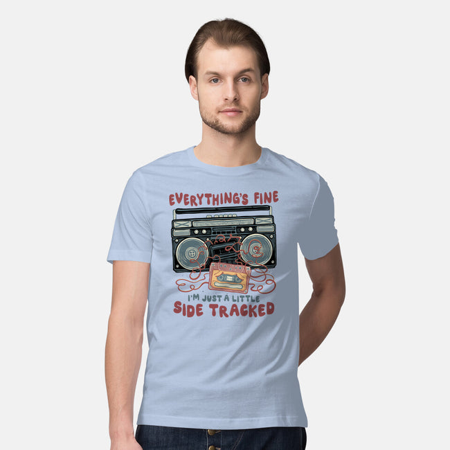 Just A Little Side Tracked-Mens-Premium-Tee-glitchygorilla