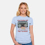 Just A Little Side Tracked-Womens-Fitted-Tee-glitchygorilla