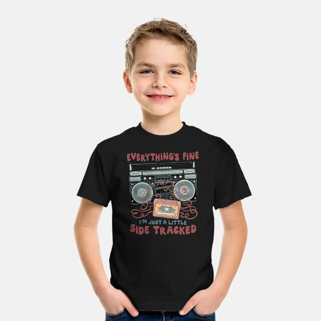 Just A Little Side Tracked-Youth-Basic-Tee-glitchygorilla