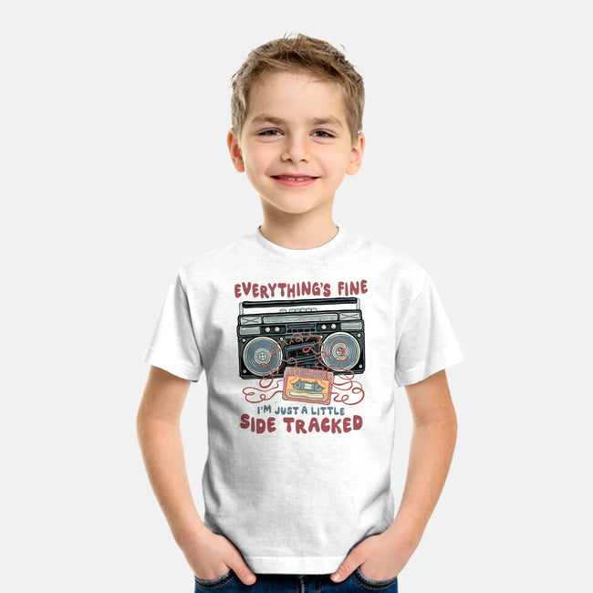 Just A Little Side Tracked-Youth-Basic-Tee-glitchygorilla