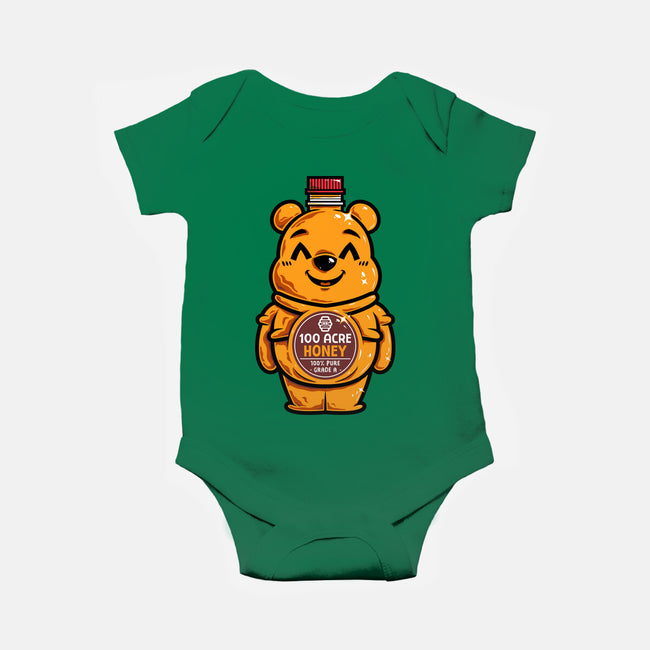 Bear Honey Bottle-Baby-Basic-Onesie-krisren28