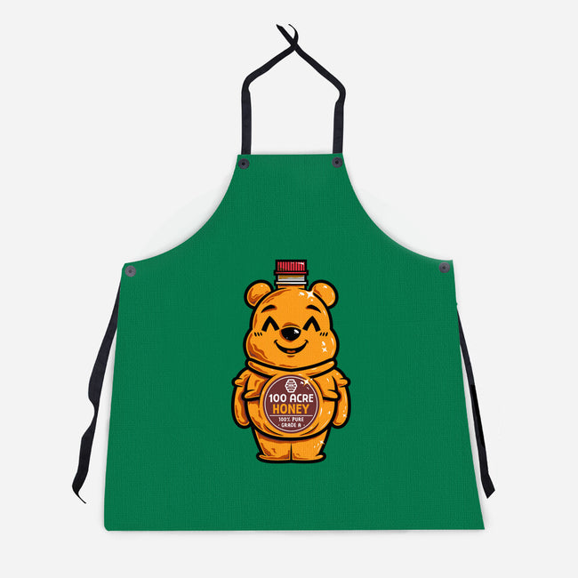Bear Honey Bottle-Unisex-Kitchen-Apron-krisren28