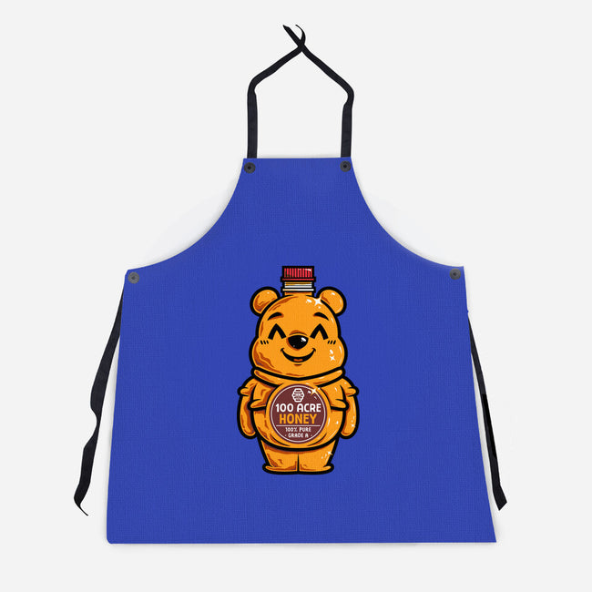 Bear Honey Bottle-Unisex-Kitchen-Apron-krisren28