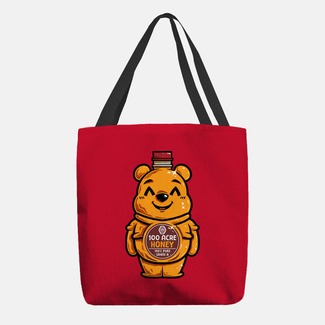 Bear Honey Bottle-None-Basic Tote-Bag-krisren28