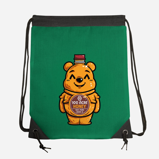 Bear Honey Bottle-None-Drawstring-Bag-krisren28
