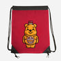 Bear Honey Bottle-None-Drawstring-Bag-krisren28