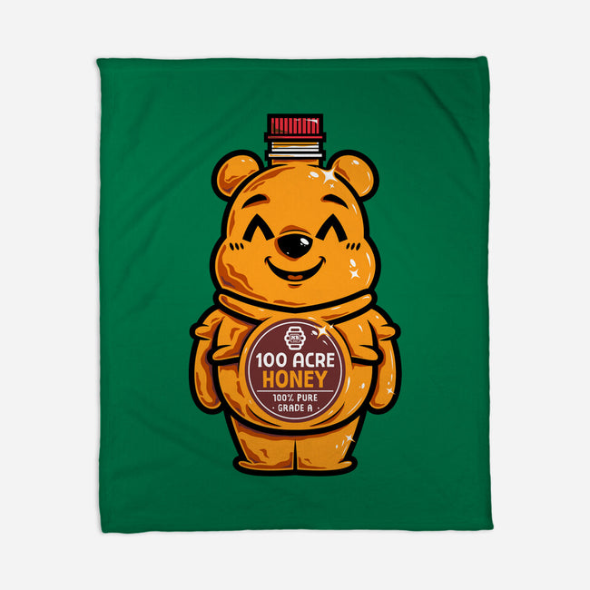 Bear Honey Bottle-None-Fleece-Blanket-krisren28