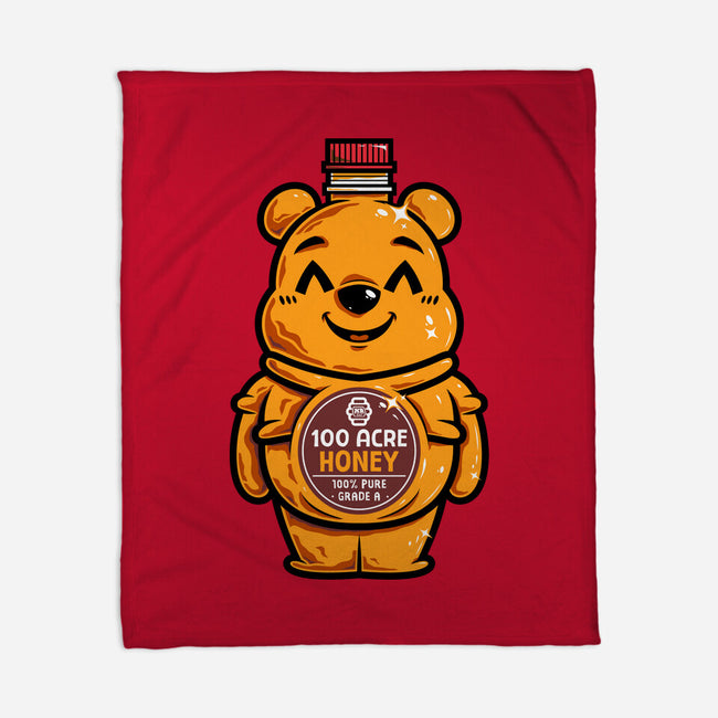 Bear Honey Bottle-None-Fleece-Blanket-krisren28