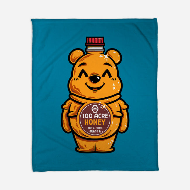 Bear Honey Bottle-None-Fleece-Blanket-krisren28