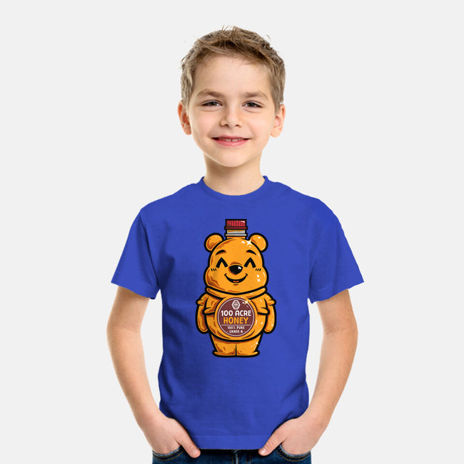 Bear Honey Bottle-Youth-Basic-Tee-krisren28