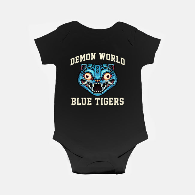 Demon World Blue Tigers-Baby-Basic-Onesie-glitchygorilla
