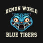 Demon World Blue Tigers-Mens-Long Sleeved-Tee-glitchygorilla
