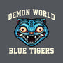 Demon World Blue Tigers-None-Fleece-Blanket-glitchygorilla