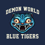 Demon World Blue Tigers-Unisex-Crew Neck-Sweatshirt-glitchygorilla