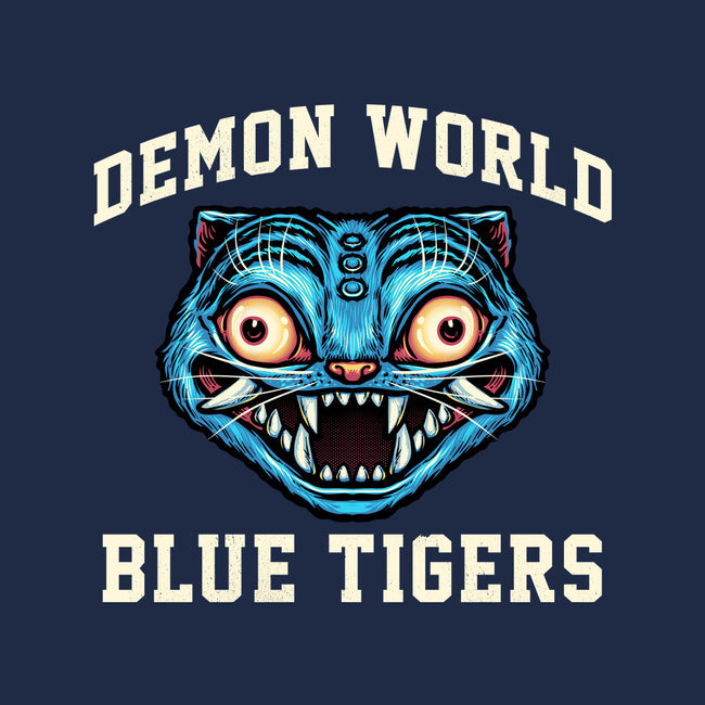Demon World Blue Tigers-Unisex-Zip-Up-Sweatshirt-glitchygorilla