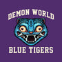 Demon World Blue Tigers-None-Glossy-Sticker-glitchygorilla