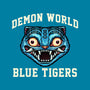 Demon World Blue Tigers-Unisex-Basic-Tank-glitchygorilla