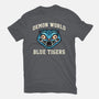 Demon World Blue Tigers-Mens-Heavyweight-Tee-glitchygorilla