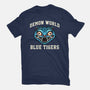 Demon World Blue Tigers-Youth-Basic-Tee-glitchygorilla