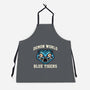 Demon World Blue Tigers-Unisex-Kitchen-Apron-glitchygorilla