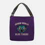 Demon World Blue Tigers-None-Adjustable Tote-Bag-glitchygorilla