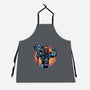 Conquer The Universe-Unisex-Kitchen-Apron-glitchygorilla