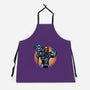 Conquer The Universe-Unisex-Kitchen-Apron-glitchygorilla