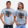 Conquer The Universe-Unisex-Basic-Tee-glitchygorilla