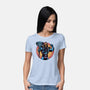Conquer The Universe-Womens-Basic-Tee-glitchygorilla