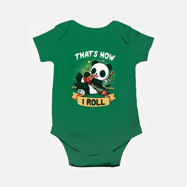 That's How I Roll-Baby-Basic-Onesie-Vallina84