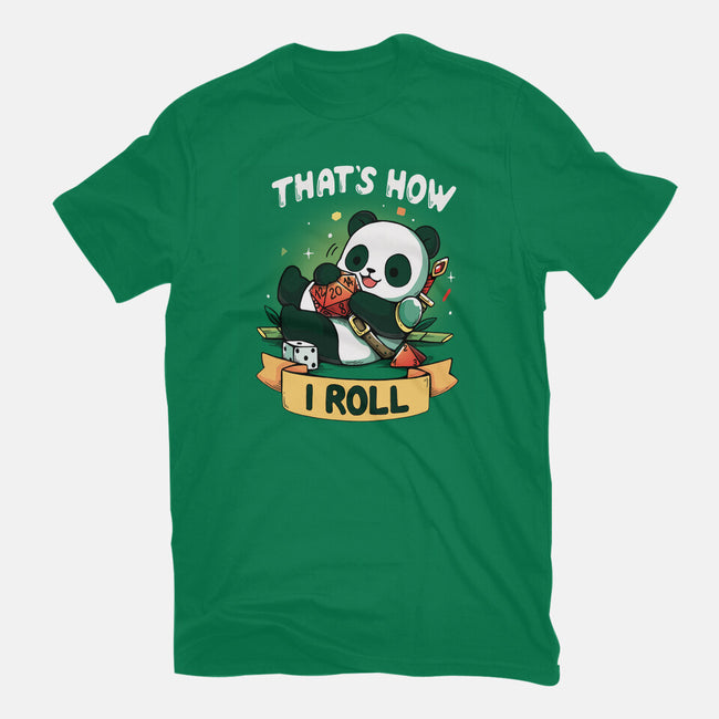 That's How I Roll-Womens-Fitted-Tee-Vallina84
