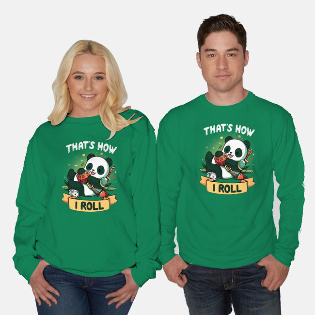 That's How I Roll-Unisex-Crew Neck-Sweatshirt-Vallina84