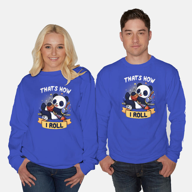 That's How I Roll-Unisex-Crew Neck-Sweatshirt-Vallina84