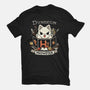 Great Dungeon Meowster-Womens-Fitted-Tee-Vallina84