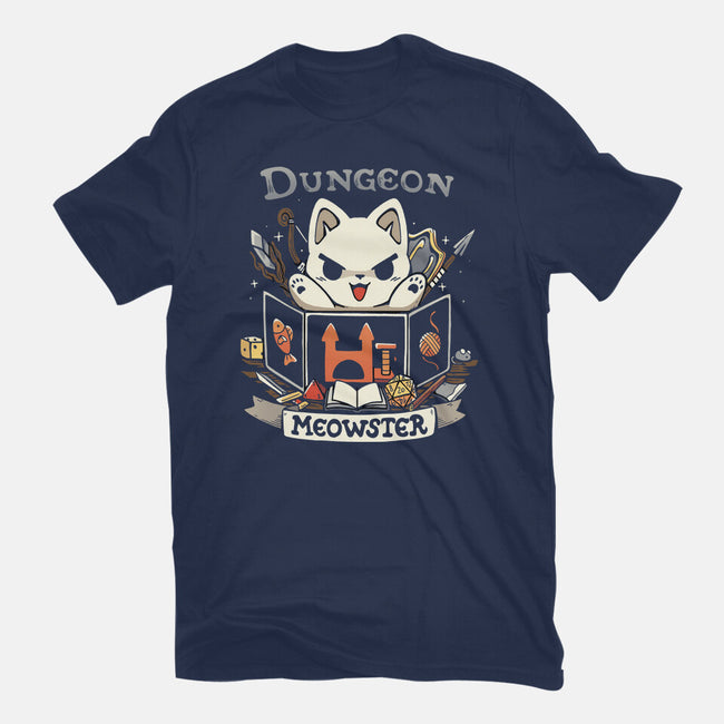 Great Dungeon Meowster-Womens-Fitted-Tee-Vallina84