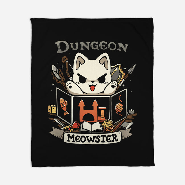 Great Dungeon Meowster-None-Fleece-Blanket-Vallina84