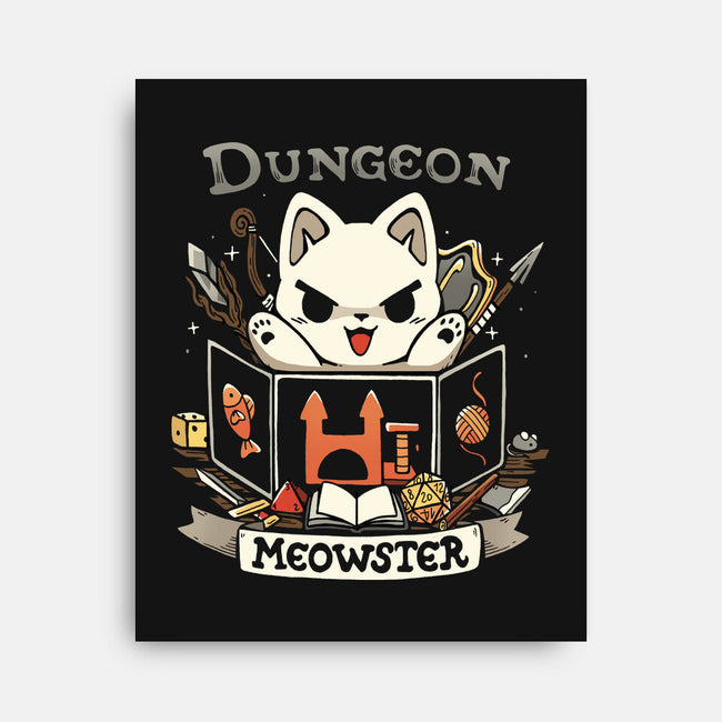 Great Dungeon Meowster-None-Stretched-Canvas-Vallina84