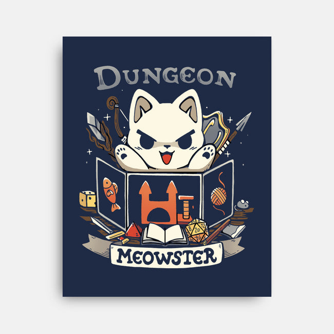 Great Dungeon Meowster-None-Stretched-Canvas-Vallina84