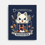 Great Dungeon Meowster-None-Stretched-Canvas-Vallina84