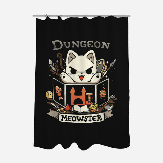 Great Dungeon Meowster-None-Polyester-Shower Curtain-Vallina84