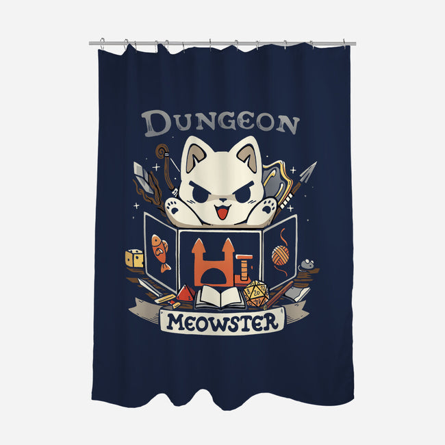 Great Dungeon Meowster-None-Polyester-Shower Curtain-Vallina84