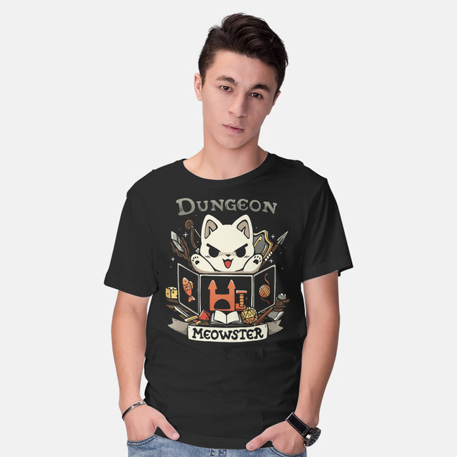 Great Dungeon Meowster-Mens-Basic-Tee-Vallina84