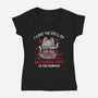 Anti-Murder Juice-Womens-V-Neck-Tee-Vallina84