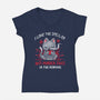 Anti-Murder Juice-Womens-V-Neck-Tee-Vallina84